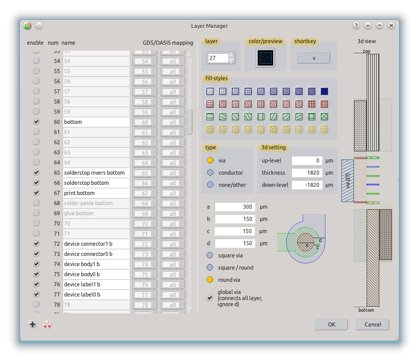 managing layers