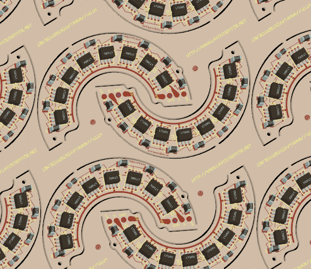 3d view of a PCB