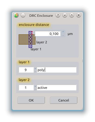 dialog enclosure