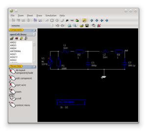 Schematic screnshot