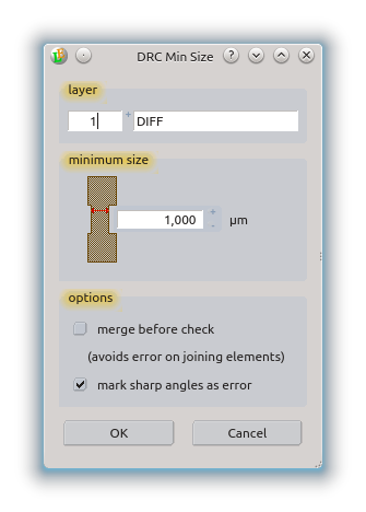 dialog minimum size