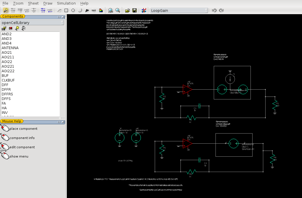 SchematicEditor Screenshot