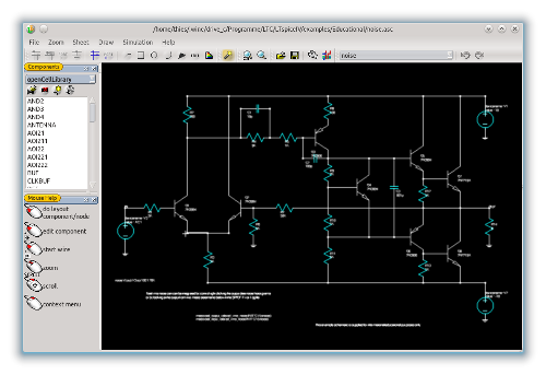 schematic screen shot